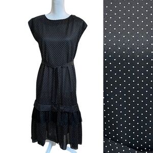 Vintage Missy Makers Fashion Montreal Polka Dot Dress
